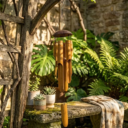 35-Inch Large Bamboo Wind Chimes