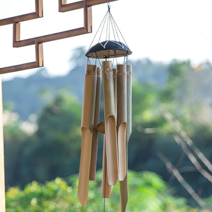 35-Inch Large Bamboo Wind Chimes