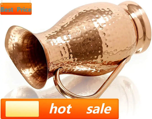 Pure Copper Pitcher with a Lid