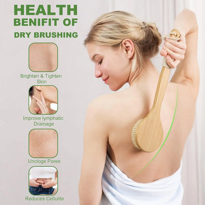 Dry Brushing Body Brush Set
