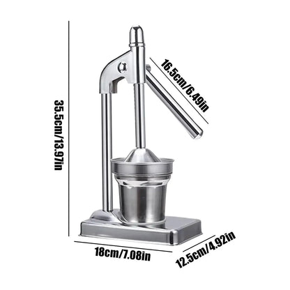 Stainless Steel Manual Juicer