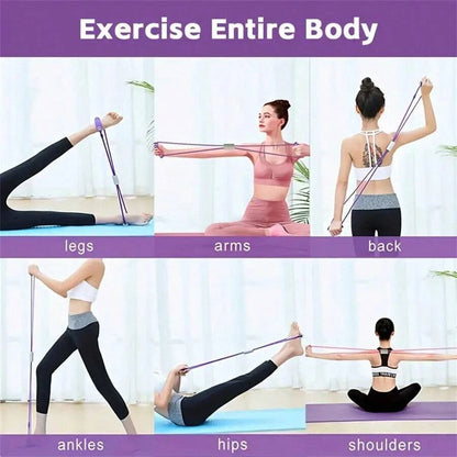 4 foot pedal resistance bands,